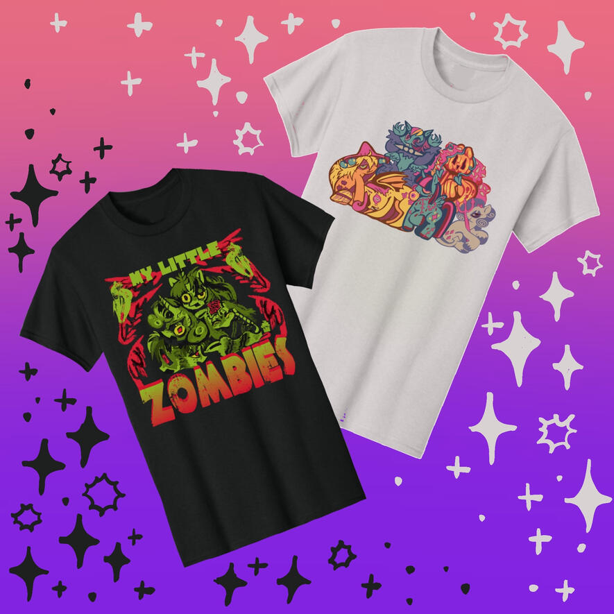 My Little Zombie and Halloween Pony Shirts ($30)